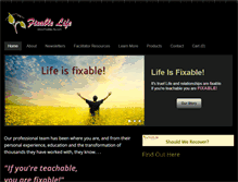 Tablet Screenshot of fixablelife.com